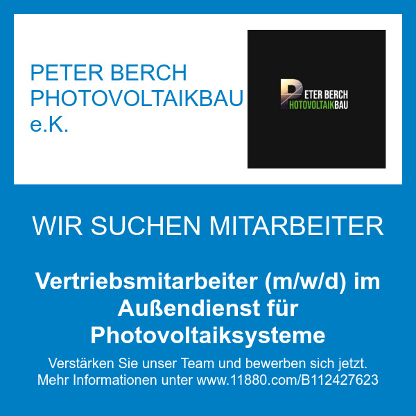Bilder PETER BERCH PHOTOVOLTAIKBAU e.K.