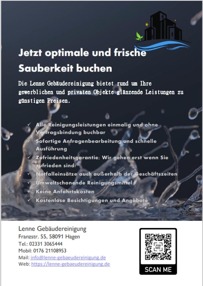Bilder Lenne Gebäudereinigung