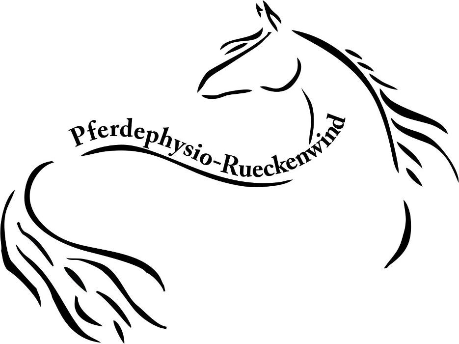 Pferdephysio Rückenwind Logo