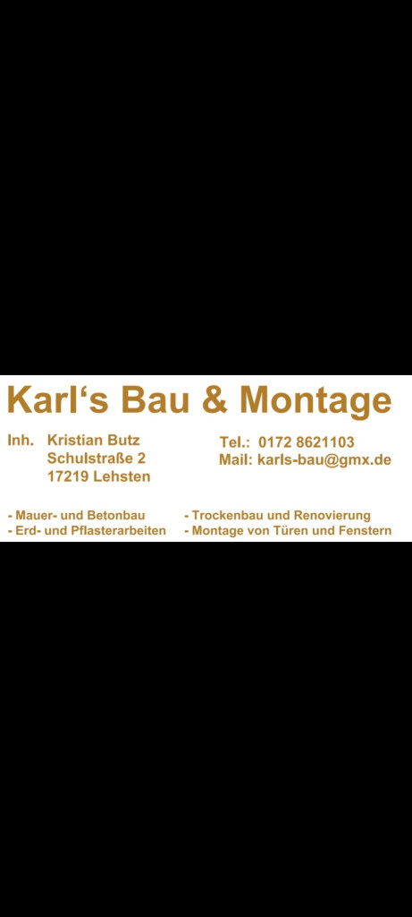 Bilder Karls Bau- und Montage