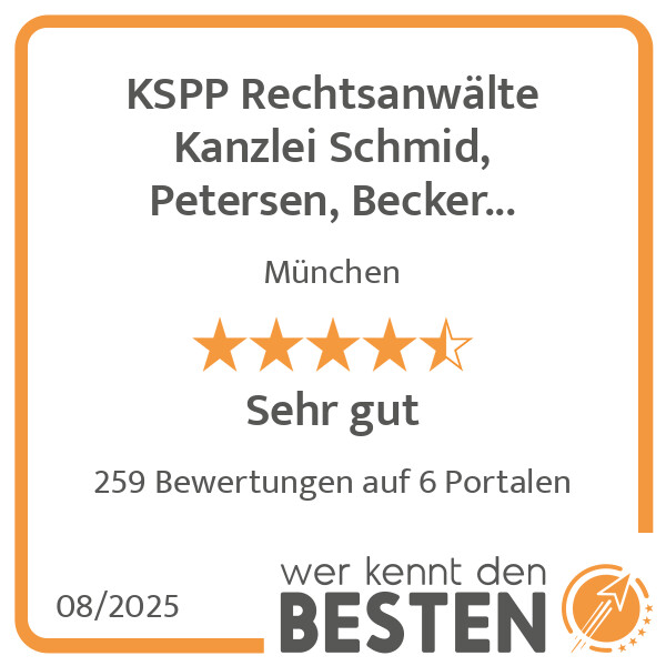 Bilder KSPP Rechtsanwälte Kanzlei Schmid, Petersen, Becker Partnerschaftsgesellschaft mbB