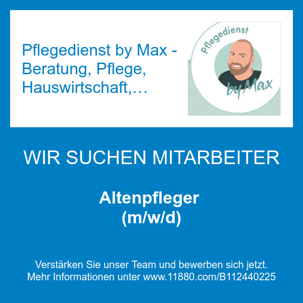 Bilder Pflegedienst by Max - Beratung, Pflege, Hauswirtschaft, Betreuung und Haushaltshilfe