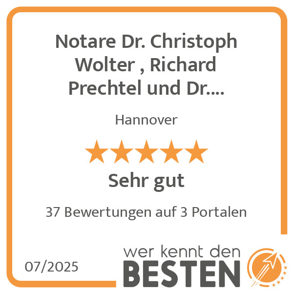 Bilder Notare Dr. Christoph Wolter , Richard Prechtel und Dr. Alexander Nefzger