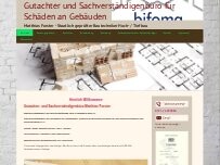 Website Screenshot Bifoma Gutachter und Sachverständigenbüro Matthias Forster