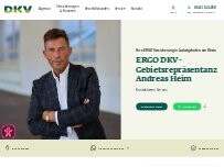 Website Screenshot ERGO Versicherung / DKV Andreas Heim & Debsi