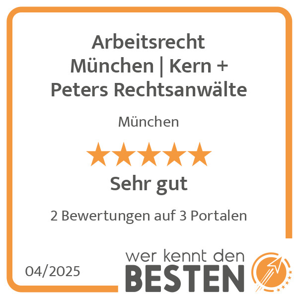Bilder Arbeitsrecht München | Kern + Peters Rechtsanwälte