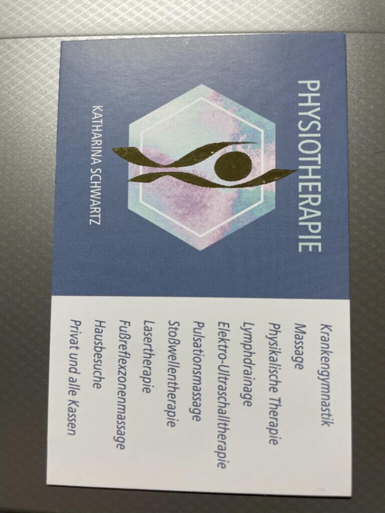 Bilder Physiotherapie Schwartz