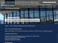 Website Screenshot Glas- und Gebäudereinigung Inh. Ralph Kratzsch