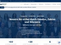 Website Screenshot MTG Steuerberatung Halle (Saale)