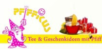 Pfiffikus "Tee & Geschenkideen mit Pfiff" Logo