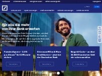 Website Screenshot Deutsche Bank SB-Stelle
