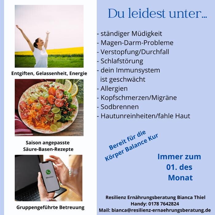 Bilder Resilienz Ernährungsberatung