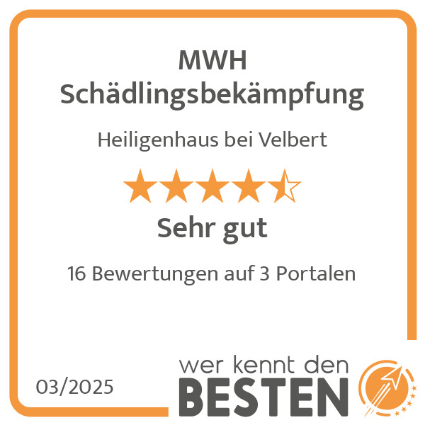 Bilder MWH Schädlingsbekämpfung