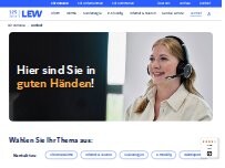Website Screenshot Lechwerke AG Energieladen Memmingen