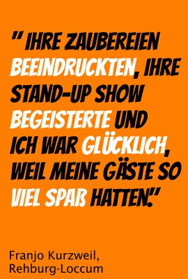 Bilder Arnd Clever | Zauberkünstler, Speaker, Entertainer