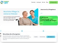 Website Screenshot Pflegedienst Darmstadt City GmbH
