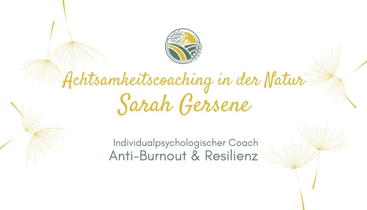 Bilder Naturcoaching & Achtsamkeit in Berlin AVGS Coach | Sarah Gersene