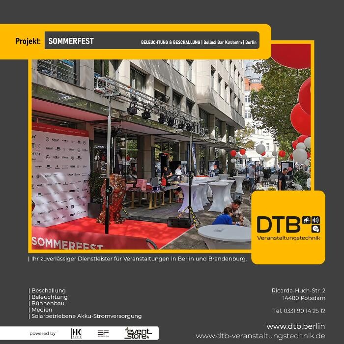 Bilder DTB Veranstaltungstechnik GmbH