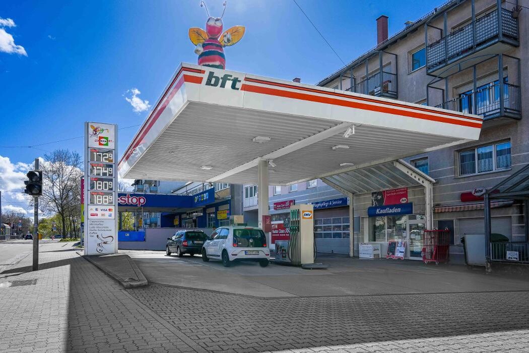 Bilder EFA/bft Tankstelle
