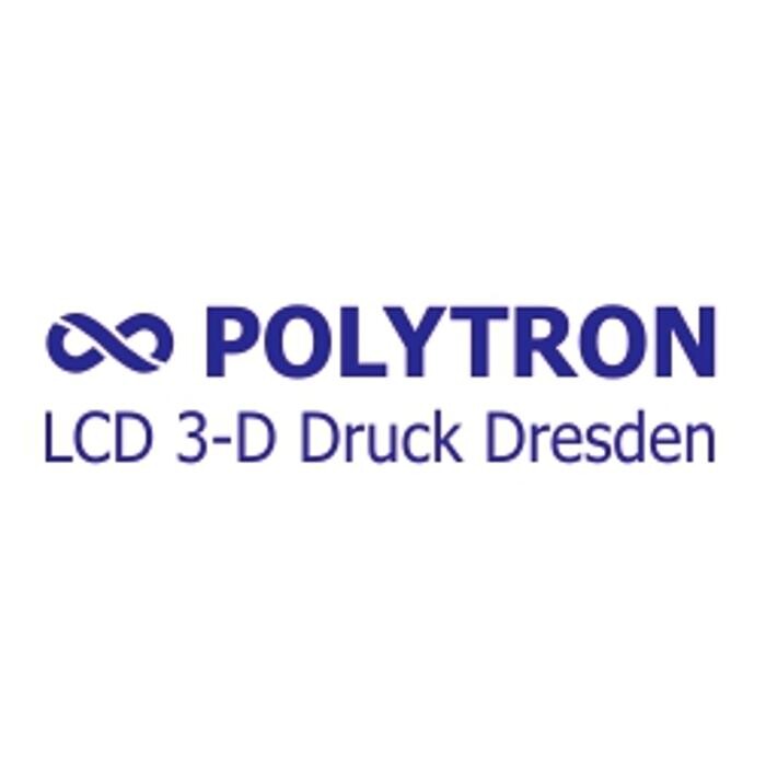 POLYTRON LCD 3-D Druck Dresden Logo