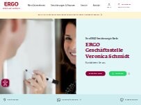 Website Screenshot ERGO Pro Veronica Schmidt
