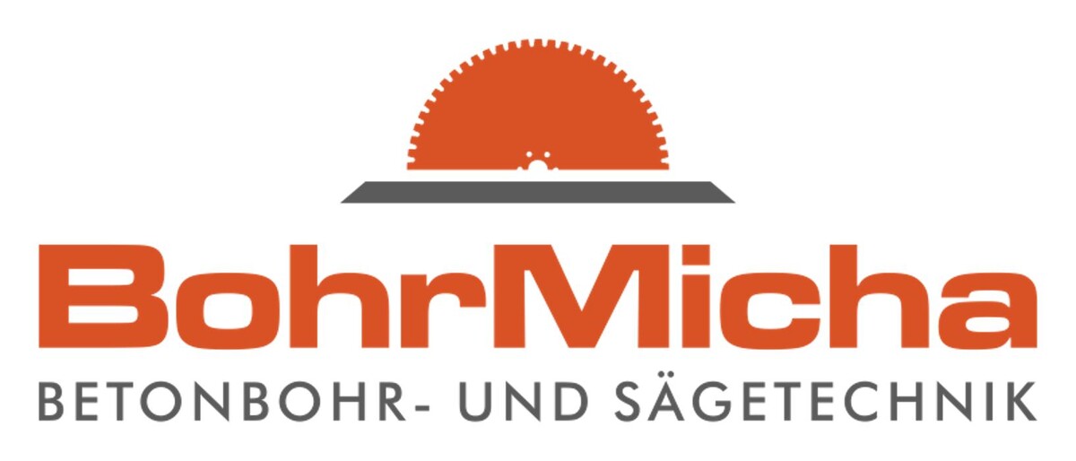 BohrMicha Betonbohr- und Sägetechnik Logo