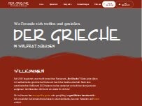 Website Screenshot Ristorante Der Grieche
