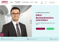 Website Screenshot ERGO Versicherung Ariel Elatov