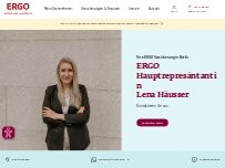 Website Screenshot ERGO Pro Lena Häusser