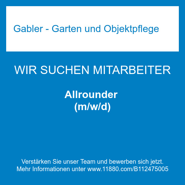 Bilder Gabler - Garten und Objektpflege