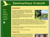 Screenshot for www.seminarhaus-kranich.de