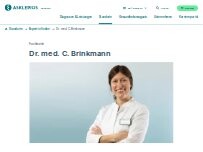 Website Screenshot Dr. med. C. Brinkmann
