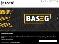 Website Screenshot BASEG GmbH