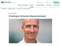 Website Screenshot Christoph Schulze-Rauschenbach