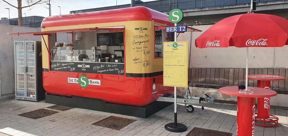 Bilder EsS-Bahn Imbiss Flughafen Berlin Brandenburg