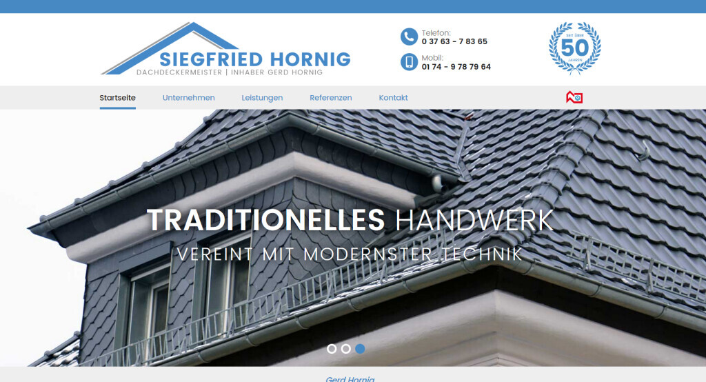 Bilder Hornig Siegfried Inh. Gerd Hornig Dachdeckermeister