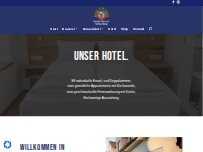 Website Screenshot Hotel Schierlinger Bräustüberl