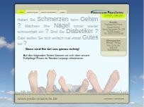 Website Screenshot Podologische Praxis Simon Gerlach
