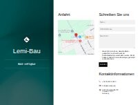 Website Screenshot Lemi-Bau