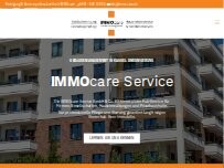Website Screenshot IMMOcare Service GmbH & Co. KG