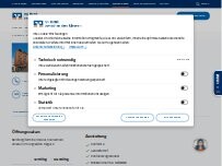 Website Screenshot VR Bank zwischen den Meeren eG, Geldautomat Neumünster