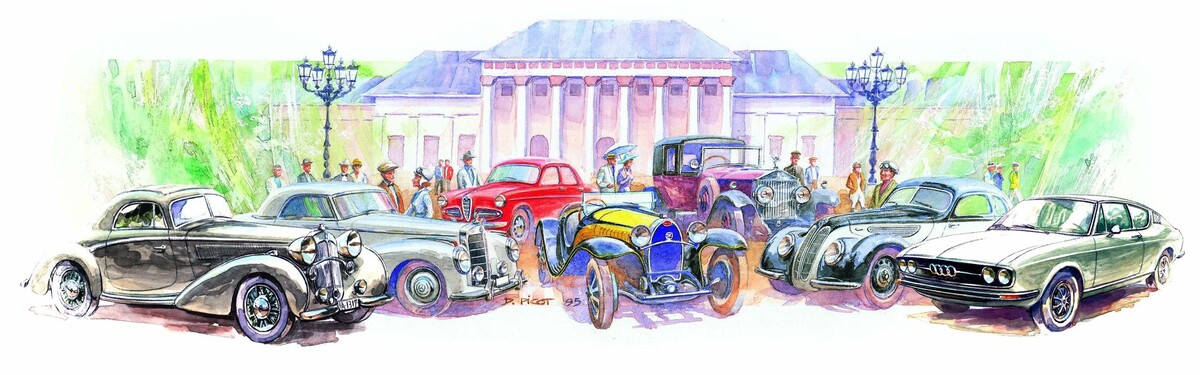 Internationales Oldtimer-Meeting Baden-Baden Logo