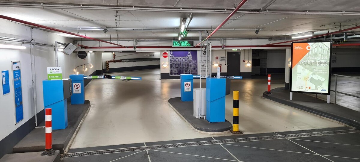 Bilder Tiefgarage Schiller Galerie APCOA