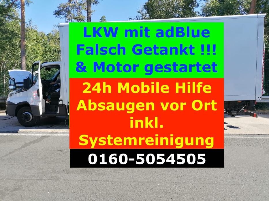 Bilder Falschtanken24 | Falsch getankt Notdienst - Mobiler Absaugservice