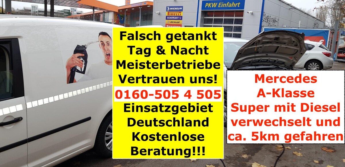 Bilder Falschtanken24 | Falsch getankt Notdienst - Mobiler Absaugservice