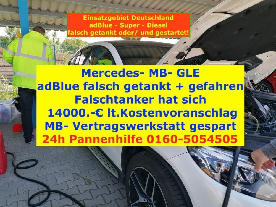 Bilder Falschtanken24 | Falsch getankt Notdienst - Mobiler Absaugservice