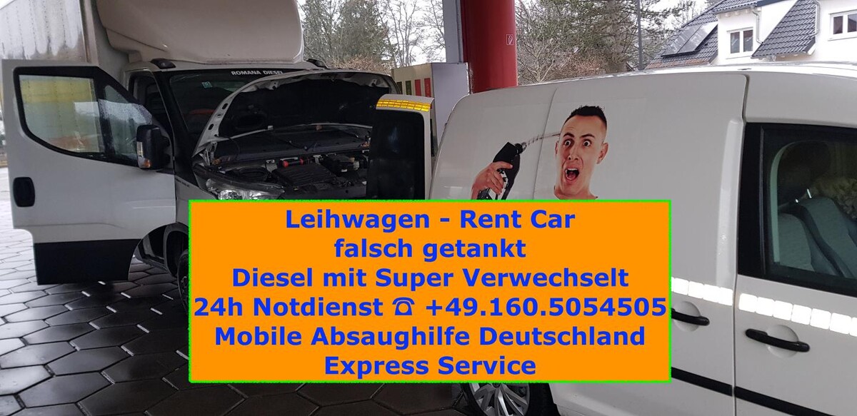 Bilder Falschtanken24 | Falsch getankt Notdienst - Mobiler Absaugservice