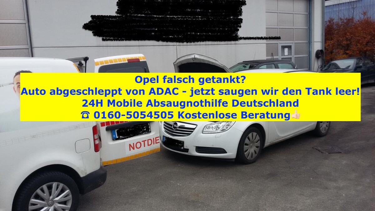 Bilder Falschtanken24 | Falsch getankt Notdienst - Mobiler Absaugservice