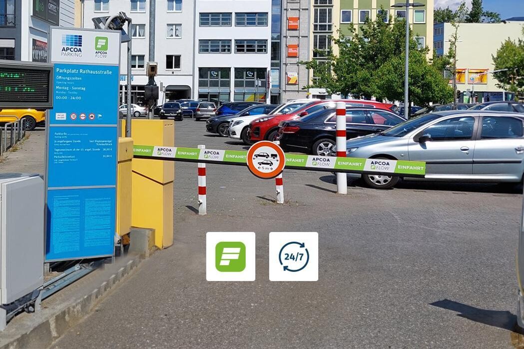 Bilder Parkplatz Rathausstraße APCOA