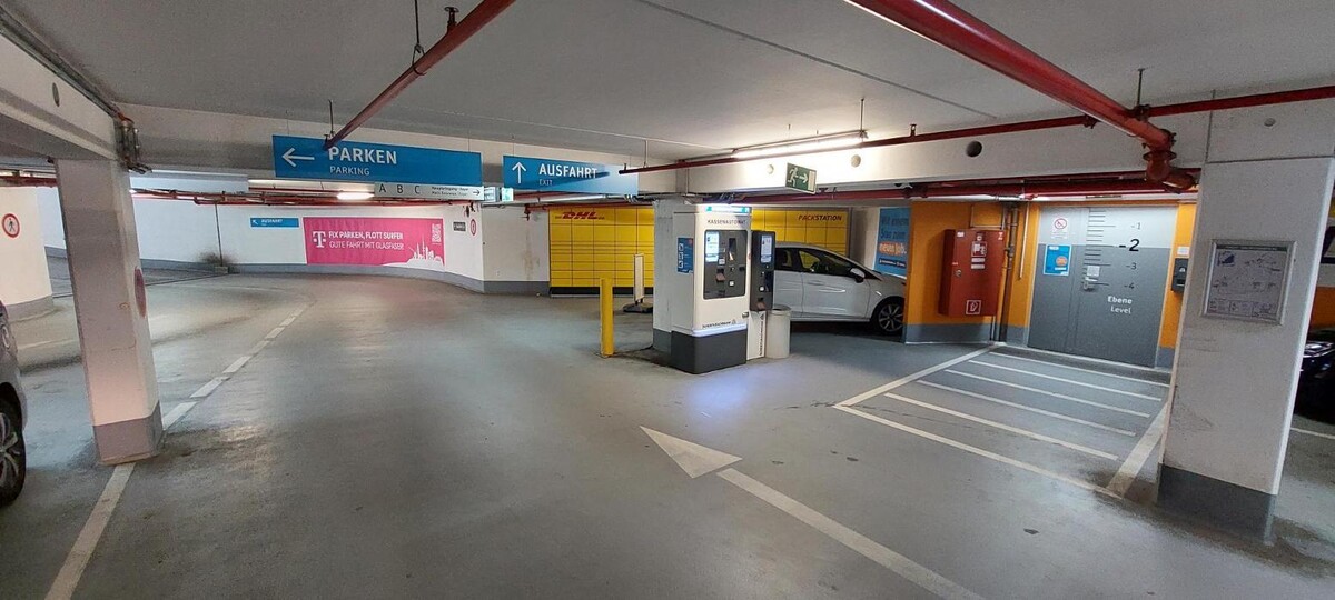 Bilder Tiefgarage CIM Falkenried APCOA